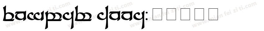 Tengwar Anna字体转换